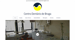 Desktop Screenshot of centrodentariodebraga.com