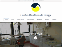 Tablet Screenshot of centrodentariodebraga.com